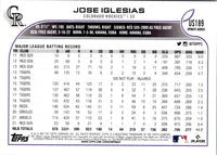 2022 Topps Update Jose Iglesias #US189