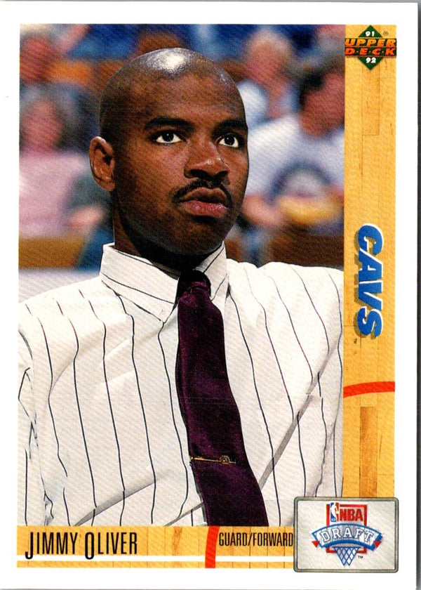 1991 Upper Deck Jimmy Oliver #19 Rookie