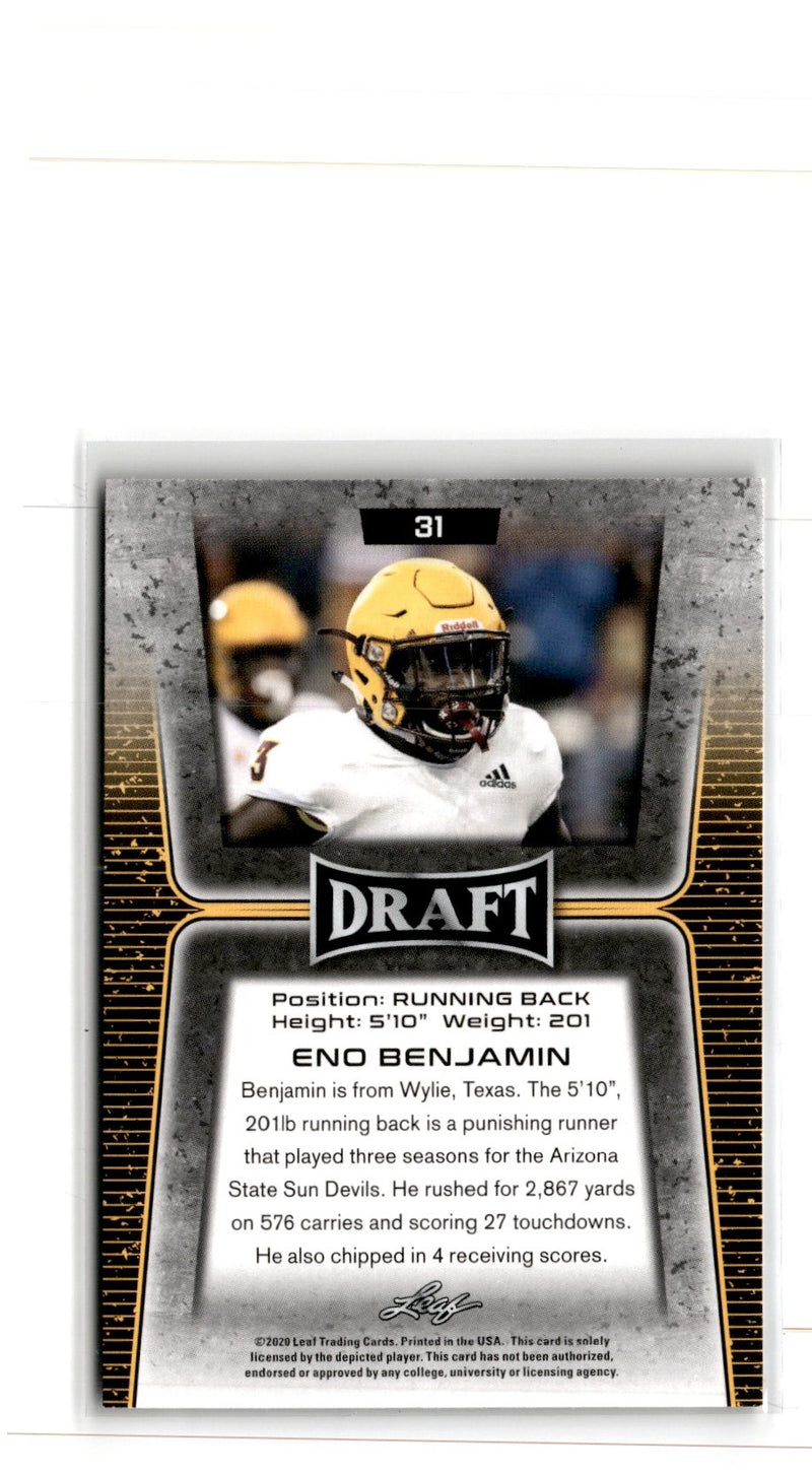 2020 Leaf Draft Eno Benjamin