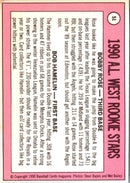 1990 Baseball Card Magazine '69 Topps Replicas AL West Rookies (Bobby Rose/Bob Hamelin)