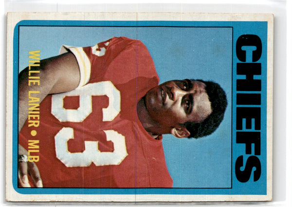 1972 Topps Willie Lanier #35