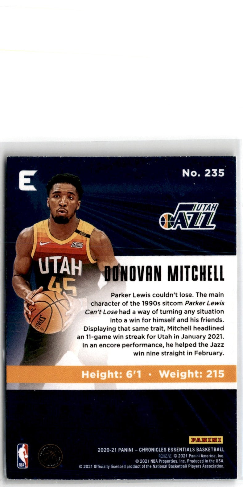 2021 Panini Donovan Mitchell