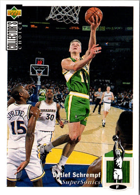1994 Collector's Choice Silver Signatures Detlef Schrempf #111