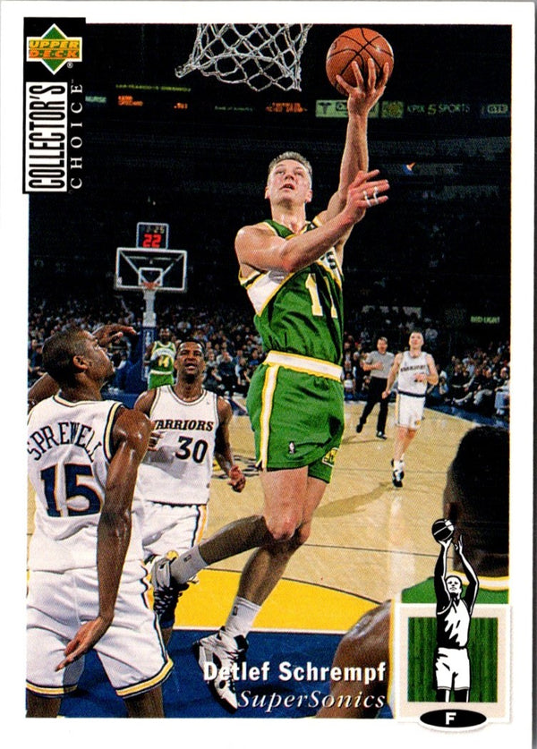 1994 Collector's Choice Silver Signatures Detlef Schrempf #111