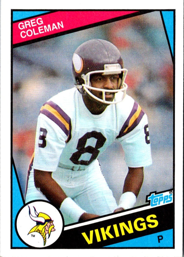 1984 Topps Greg Coleman #290