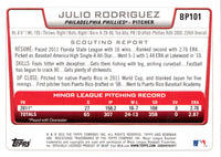2012 Bowman Prospects Julio Rodriguez #BP101