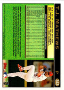 1997 Topps T.J. Mathews