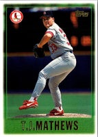 1997 Topps T.J. Mathews #343