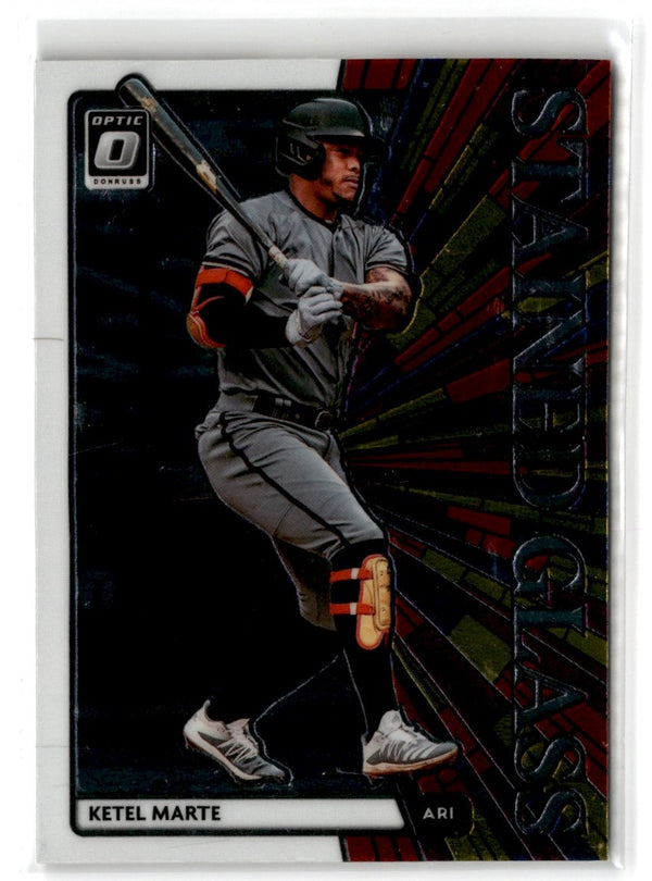 2020 Donruss Optic Stained Glass Ketel Marte #SG-5