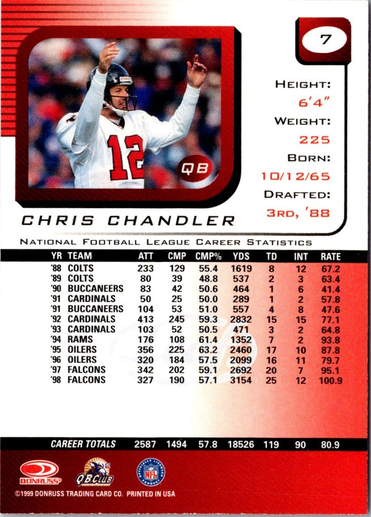 1999 Leaf Rookies & Stars Chris Chandler