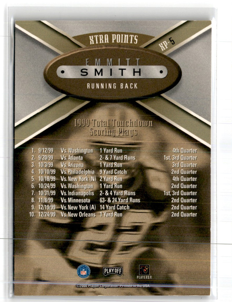 2000 Playoff Prestige Xtra Points Emmitt Smith