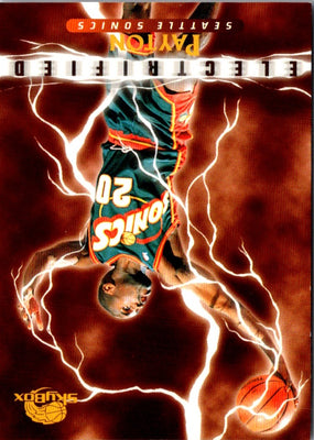 1995 Metal Slick Silver Gary Payton #6