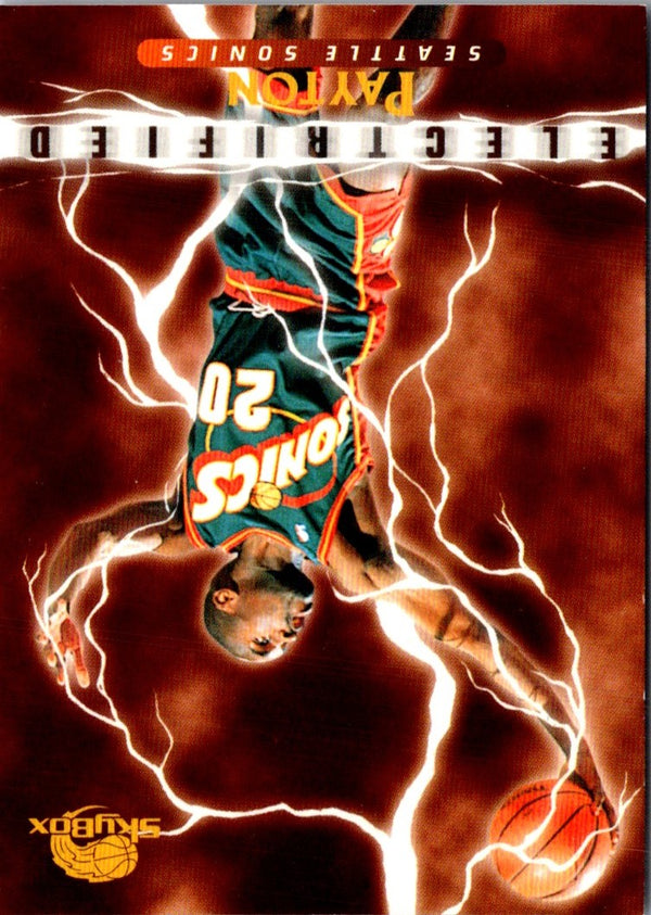 1995 Metal Slick Silver Gary Payton #6