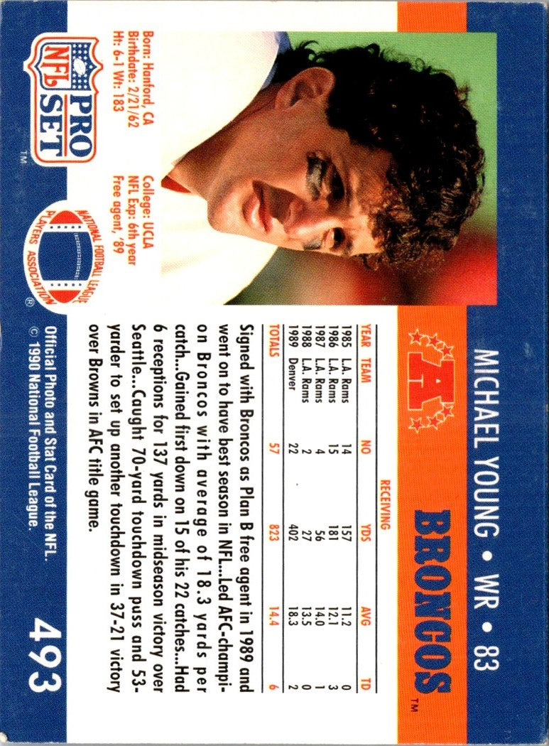 1990 Pro Set Michael Young