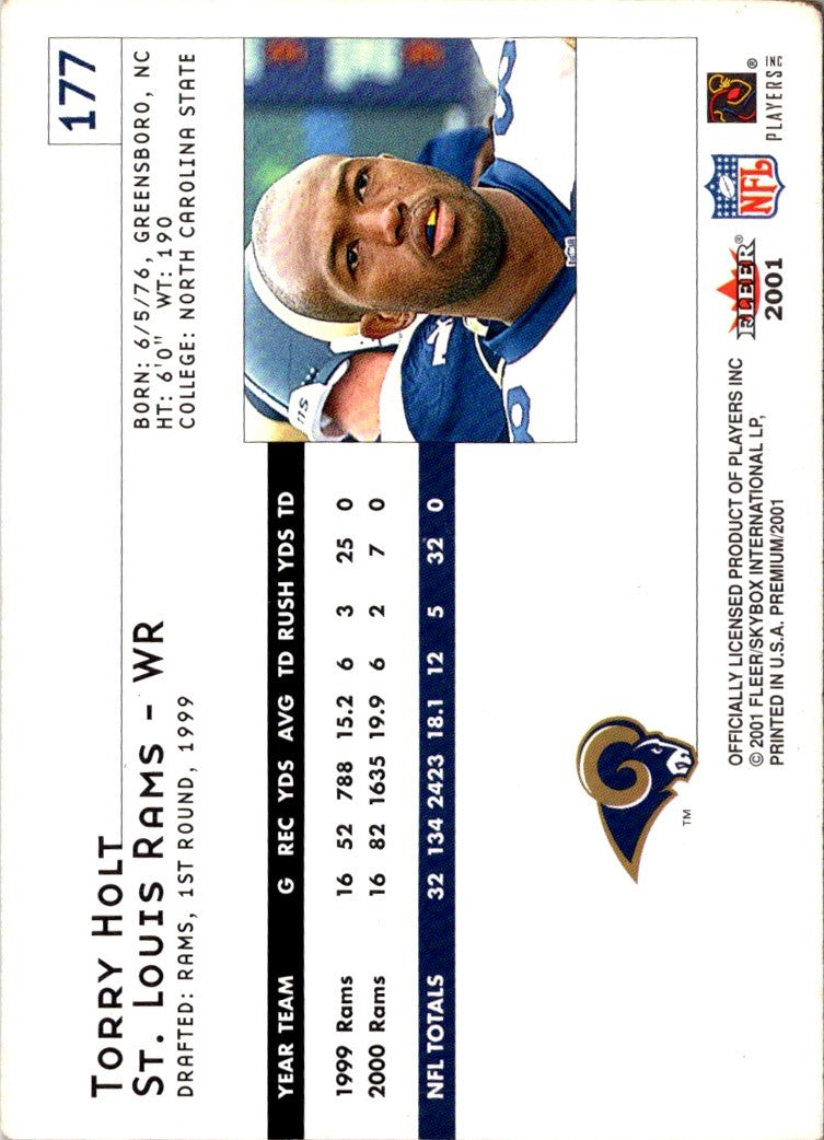 2001 Fleer Premium Torry Holt