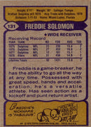1979 Topps Freddie Solomon