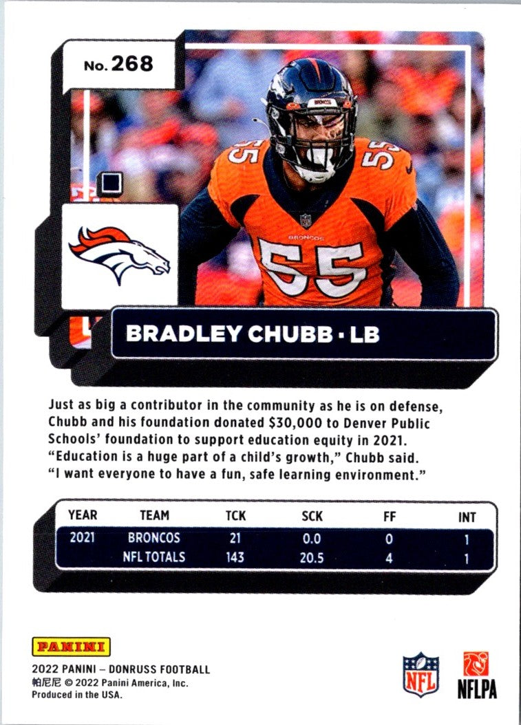 2022 Donruss Bradley Chubb