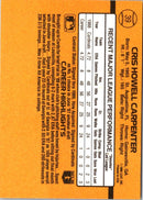 1989 Donruss Cris Carpenter