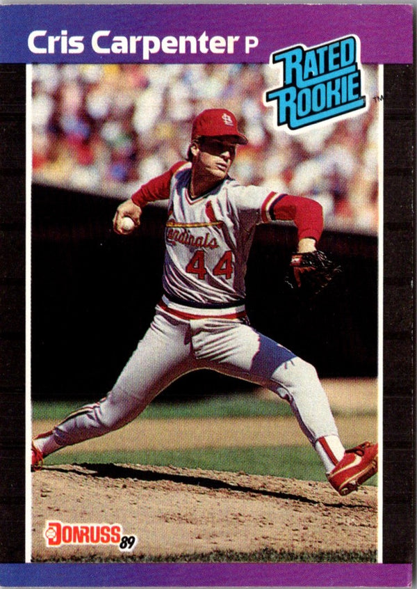 1989 Donruss Cris Carpenter #39 Rookie