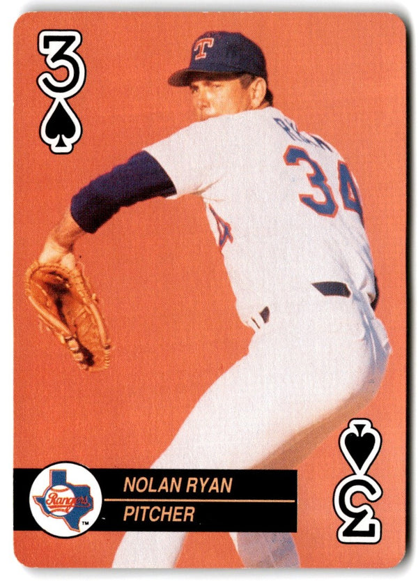 1992 U.S. Playing Card Co. Baseball Aces Nolan Ryan #3