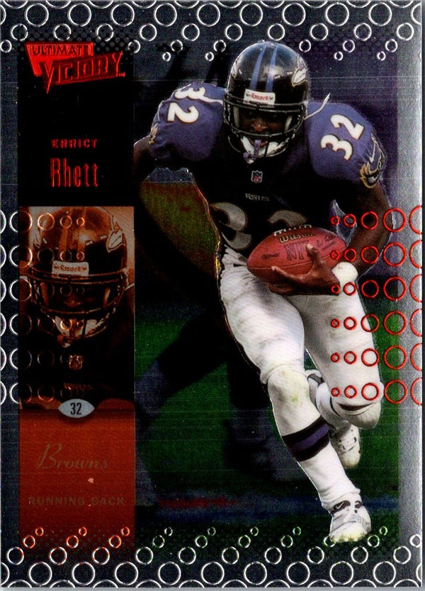 2000 Upper Deck Ultimate Victory Errict Rhett #24