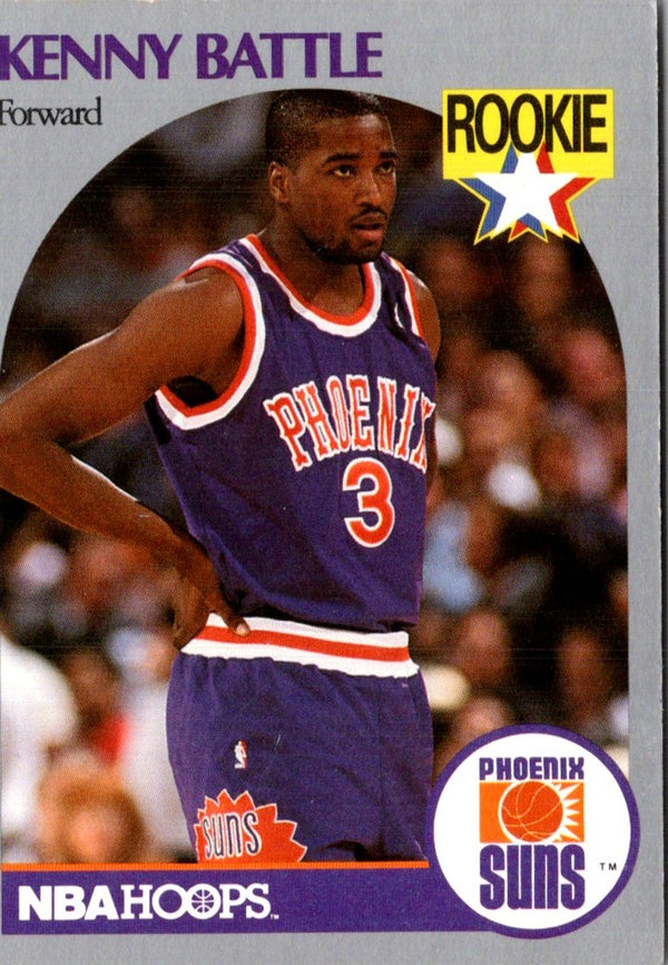 1990 Hoops Kenny Battle #233 Rookie