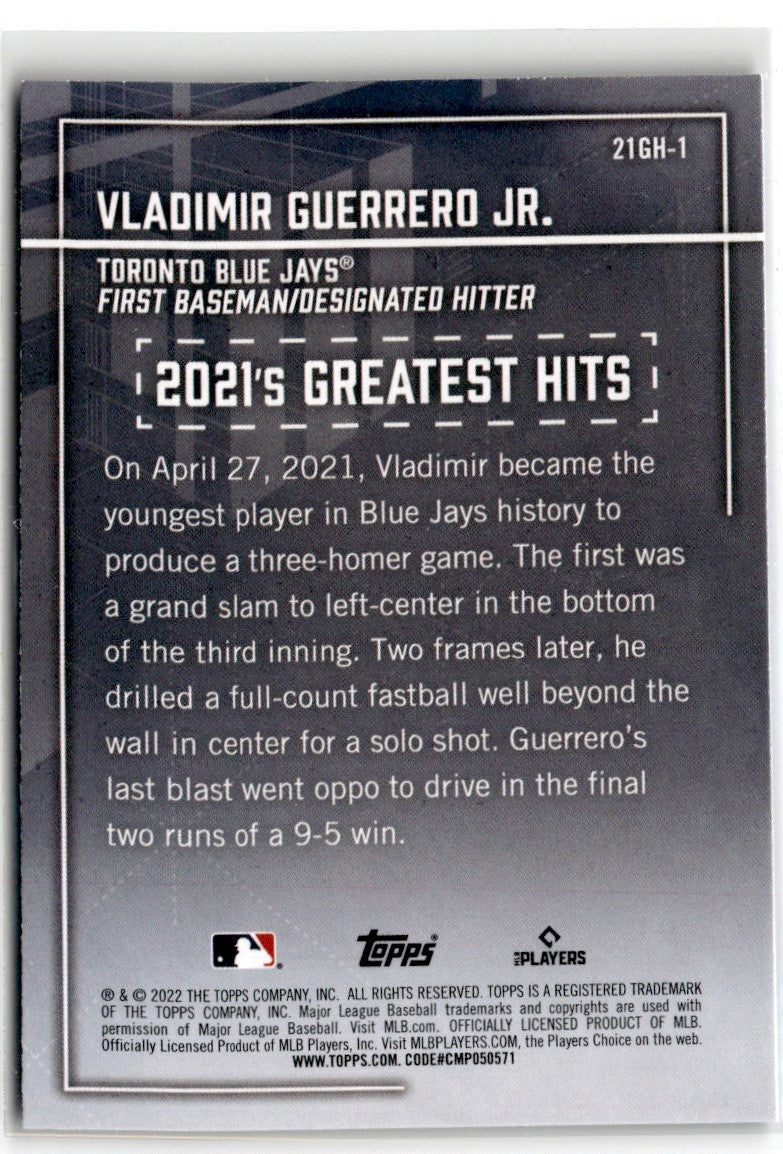 2022 Topps Vladimir Guerrero