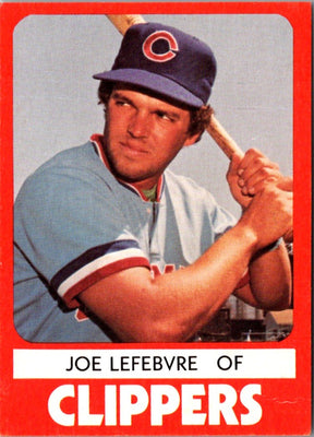 1980 TCMA Columbus Clippers Joe Lefebvre #26