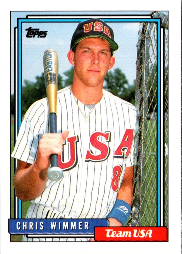 1992 Topps Traded Chris Wimmer #129T