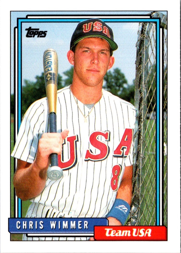 1992 Topps Traded Chris Wimmer