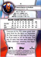 2023 Bowman Platinum Francisco Lindor #66