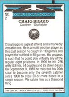 1991 Donruss Super Diamond Kings Craig Biggio #2