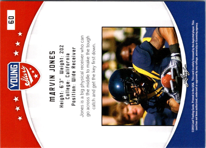 2012 Leaf Young Stars Marvin Jones