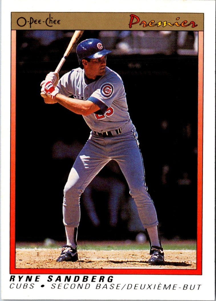 1991 O-Pee-Chee Premier Ryne Sandberg