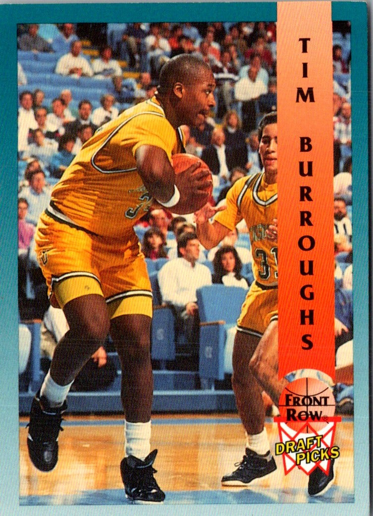 1992 Front Row Draft Picks Tim Burroughs