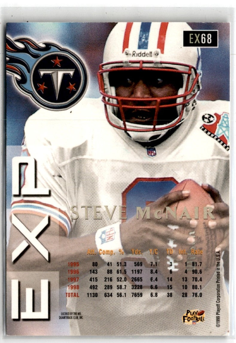 1999 Playoff Prestige EXP Steve McNair