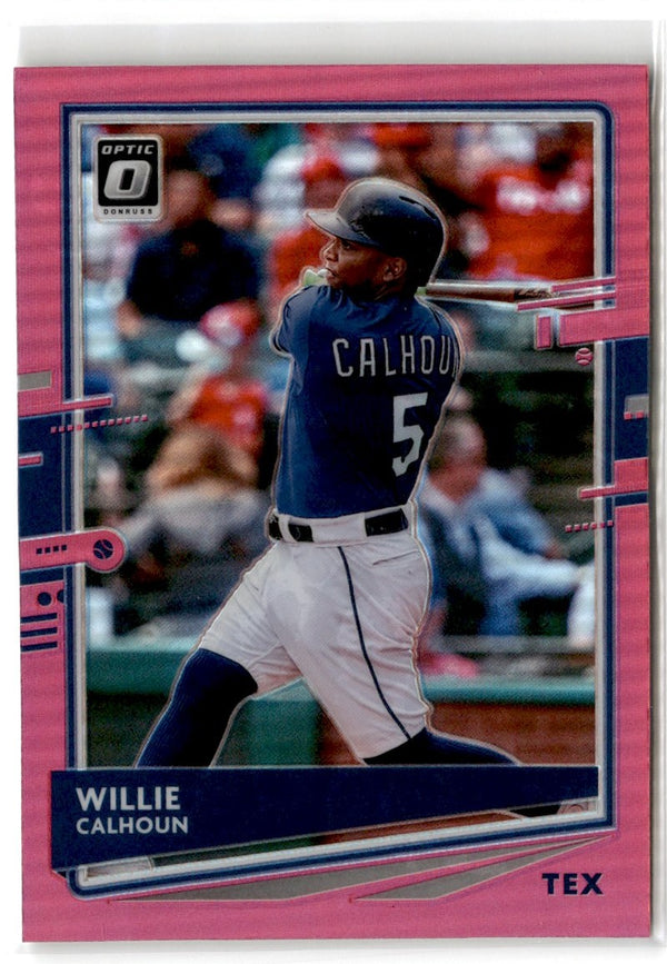 2020 Donruss Optic Pink Willie Calhoun #152