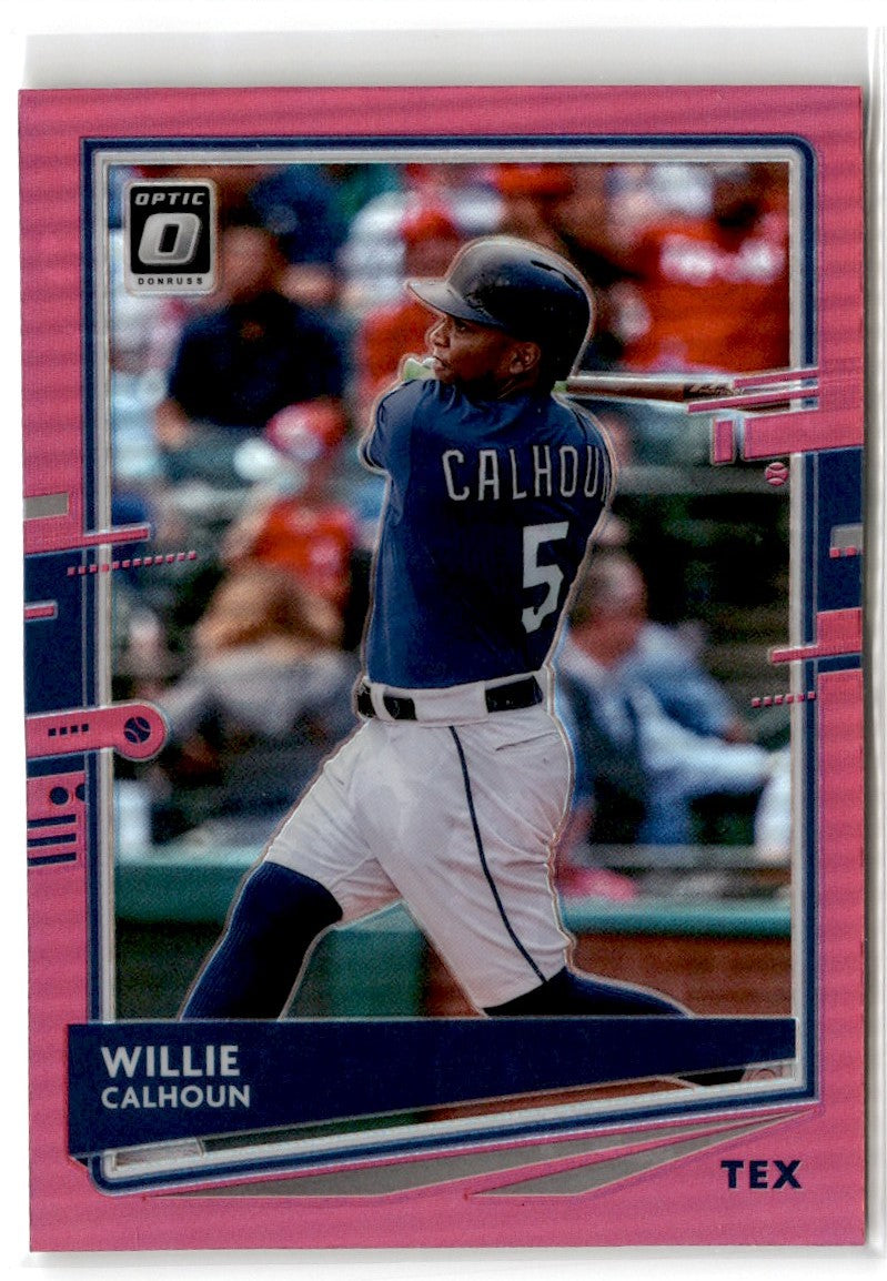 2020 Donruss Optic Pink Willie Calhoun