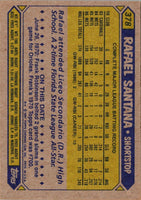 1987 Topps Rafael Santana #378