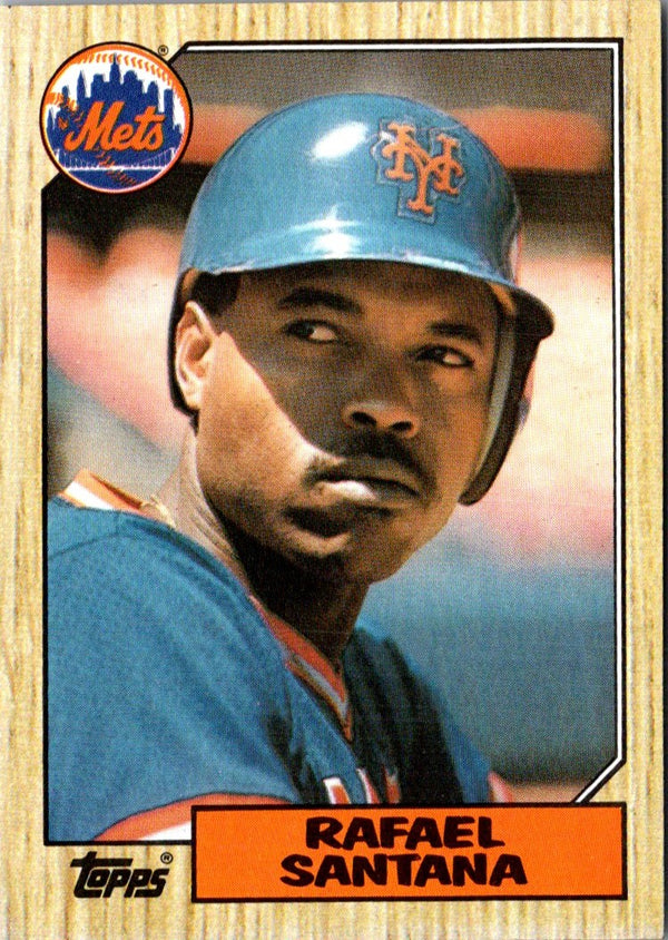 1987 Topps Rafael Santana #378