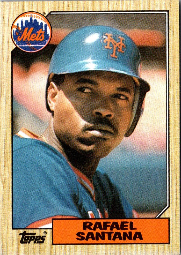 1987 Topps Rafael Santana