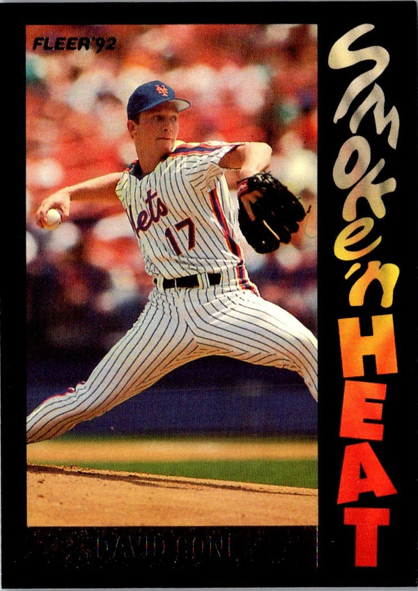 1992 Fleer Smoke 'N Heat David Cone #3