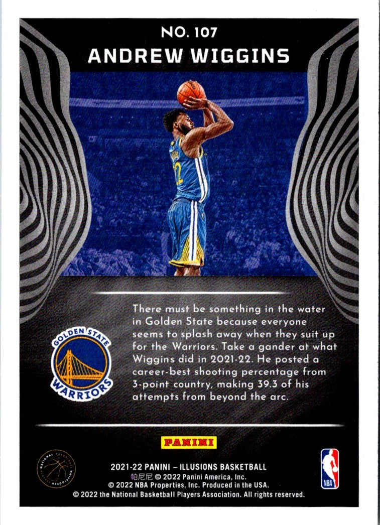 2021 Panini Illusions Andrew Wiggins