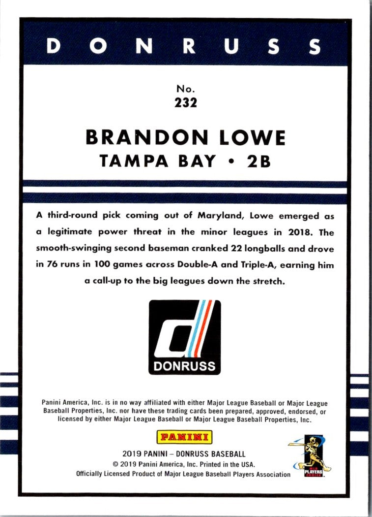 2019 Donruss Independence Day Brandon Lowe