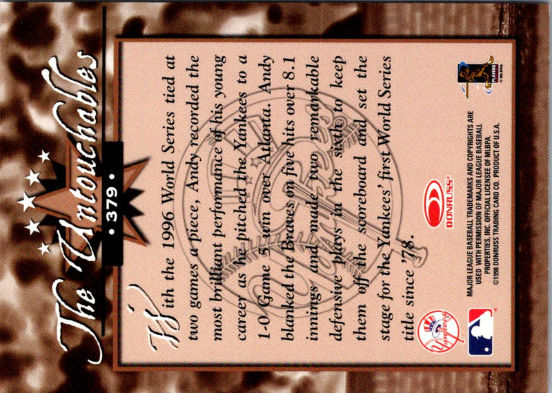 1996 Donruss Andy Pettitte