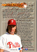 1993 Ultra All-Stars Darren Daulton