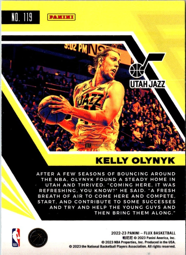 2022 Panini Flux Kelly Olynyk