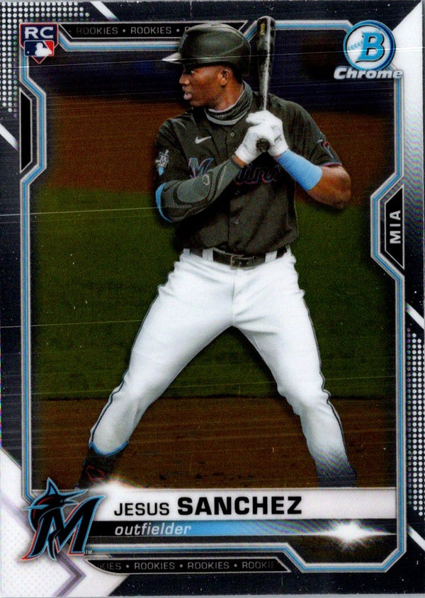 2021 Bowman Chrome Jesus Sanchez #35 Rookie