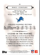 2011 Topps Gridiron Legends Mikel Leshoure