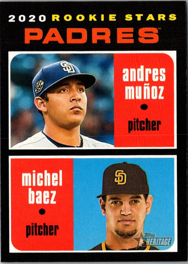 2020 Topps Heritage Andres MuÃ±oz #262 Rookie